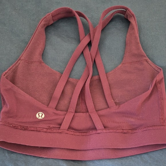 lululemon athletica Other - lululemon athletica Women's Burgundy Sports Bra